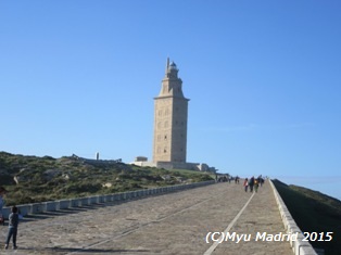 ガリシア 古代の灯台 ヘラクレスの塔へ みゅうマドリッド みゅうバルセロナブログ オプショナルツアー 現地ツアーの みゅう